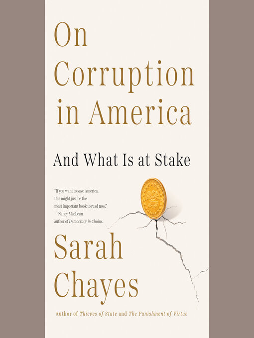 Title details for On Corruption in America by Sarah Chayes - Available